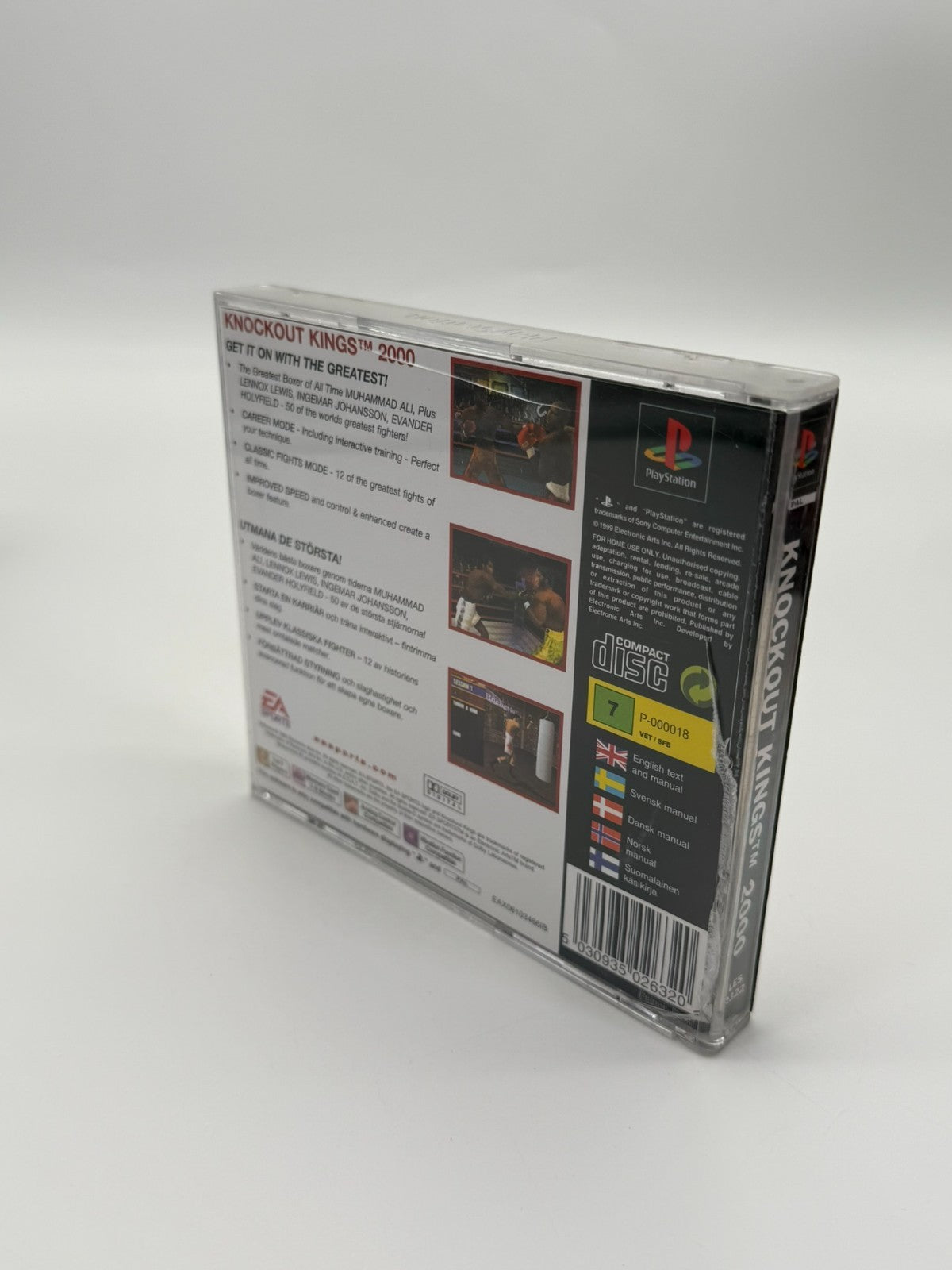 Knockout Kings 2000 Sony Playstation 1 bon état CIB OVP