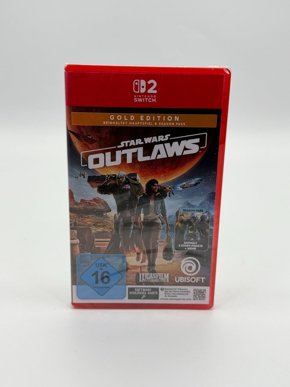 Star Wars Outlaws Gold Edition Nintendo Switch 2 New Factory Sealed CIB OVP