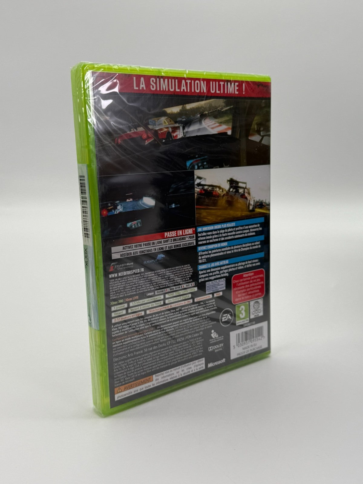 Shift 2 Unleashed Microsoft XBox 360 Neu Factory Sealed CIB OVP