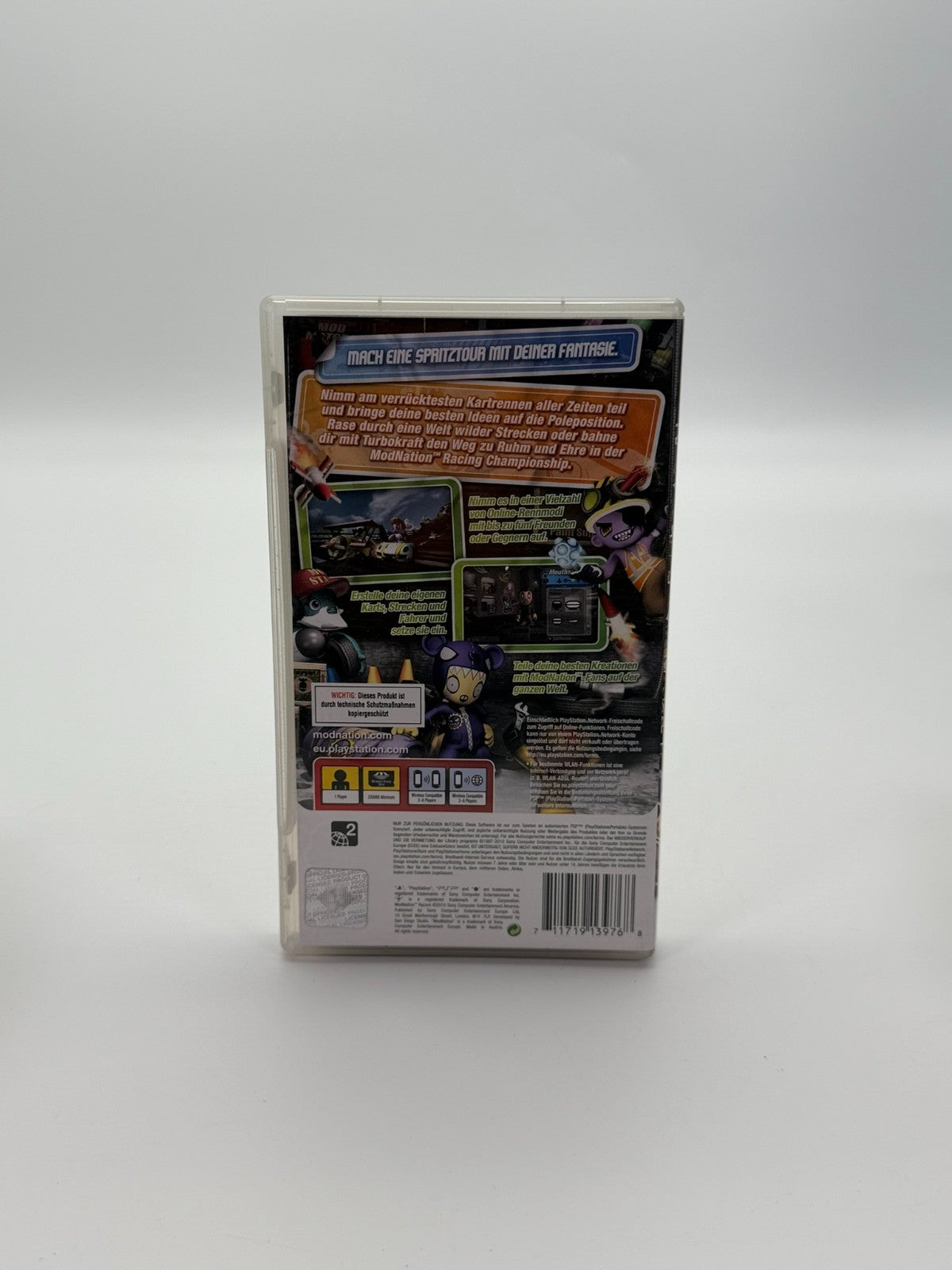 ModNation Racers Sony PSP guter Zustand CIB OVP
