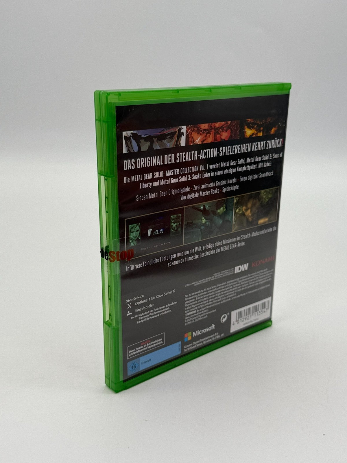 Metal Gear Solid Master Collection Microsoft XBox Series X Sealed Neu CIB OVP