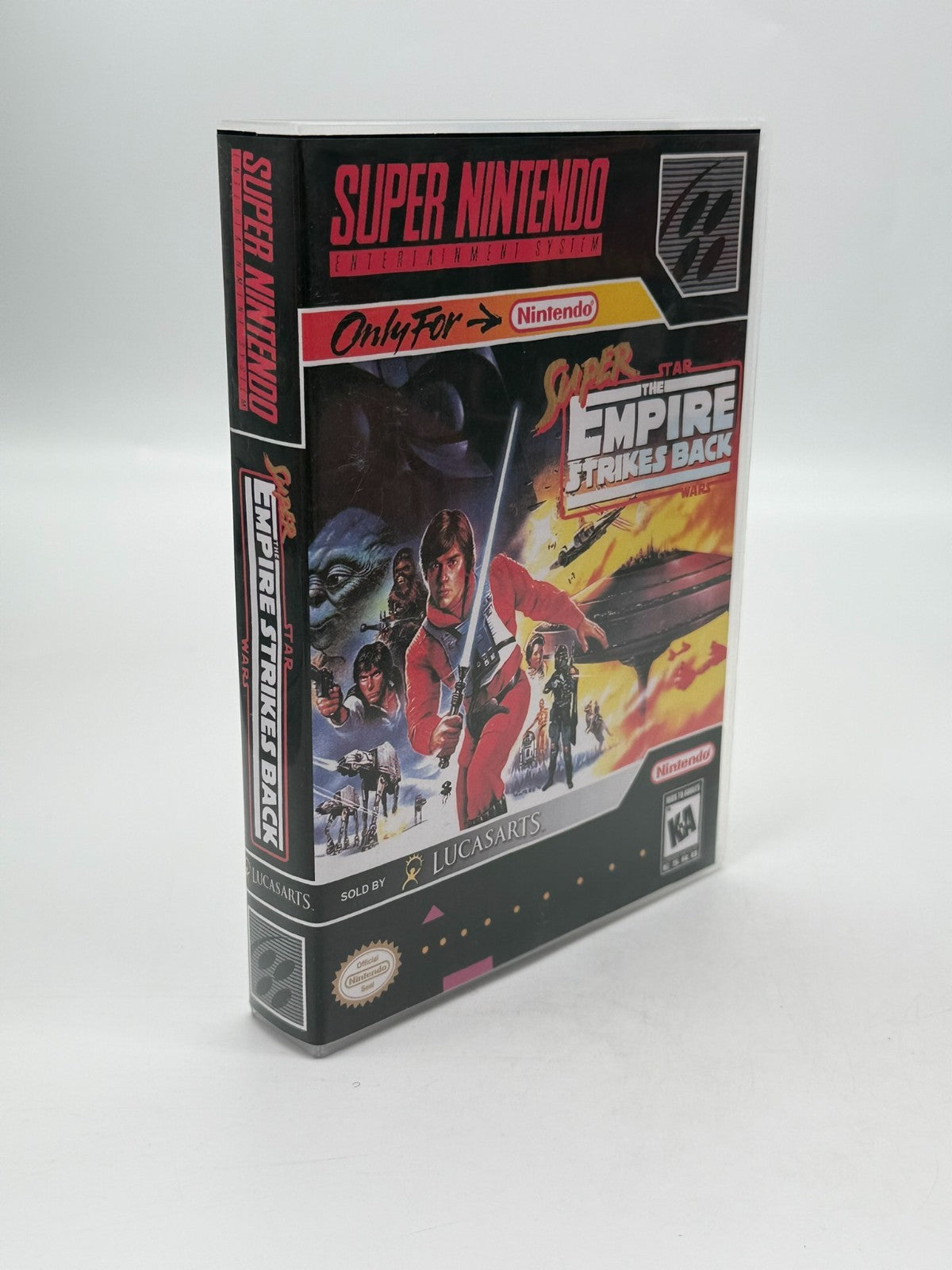 Super Star Wars The Empire Strikes Back Super Nintendo SNES NTSC-U/C