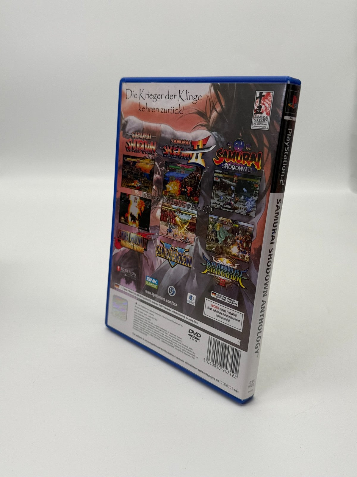 Samurai Showdown Anthology Sony Playstation 2 Sehr guter Zustand CIB OVP