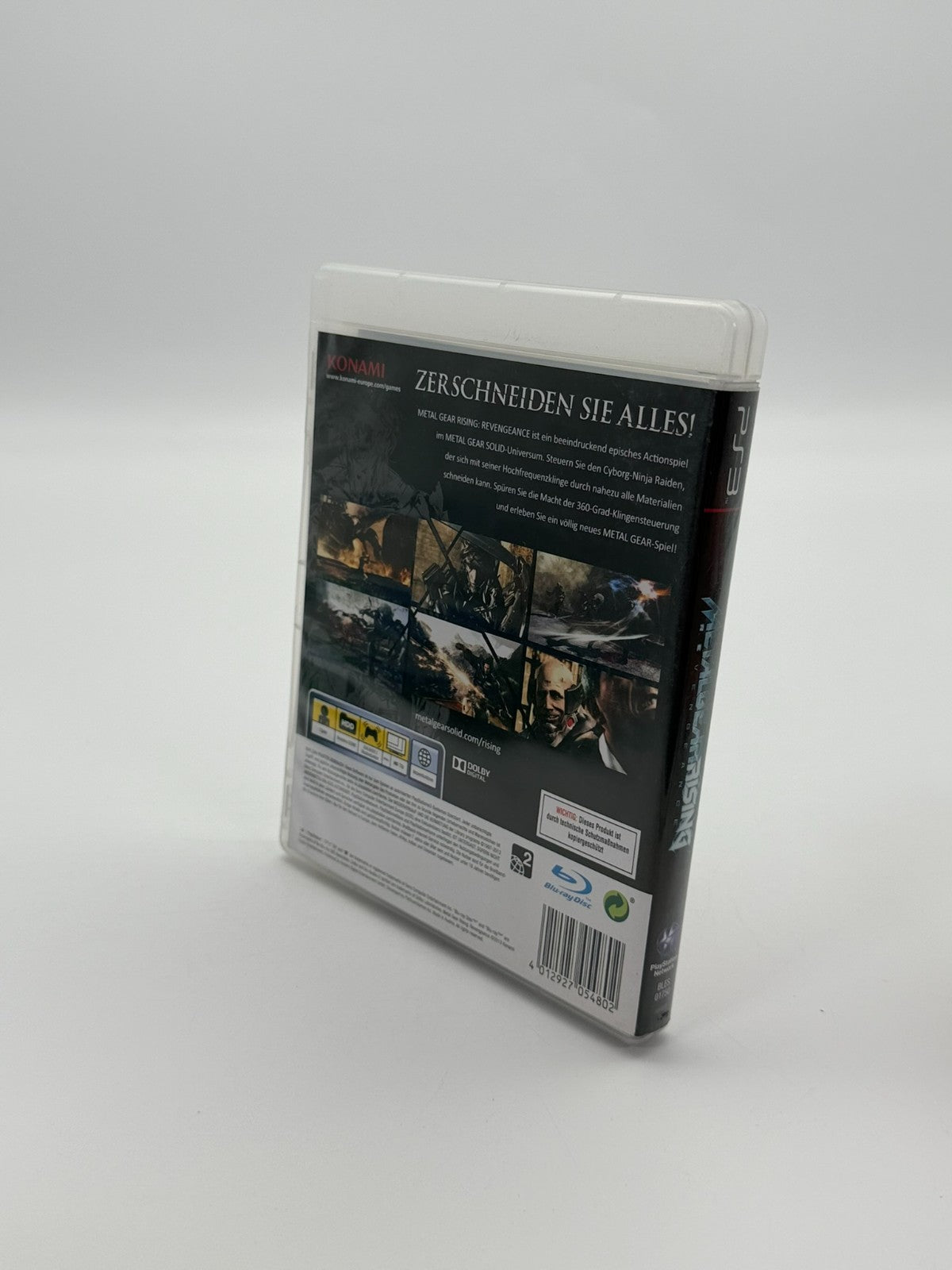 Metal Gear Rising Revengeance Sony Playstation 3 guter Zustand CIB OVP