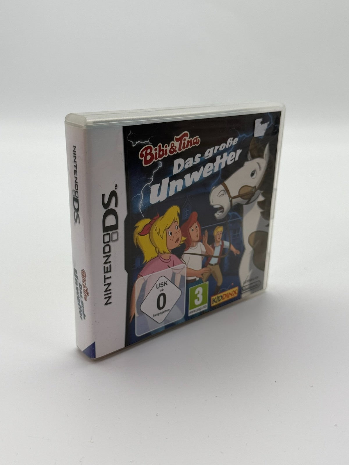 Bibi & Tina Das große Unwetter Nintendo DS guter Zustand CIB OVP