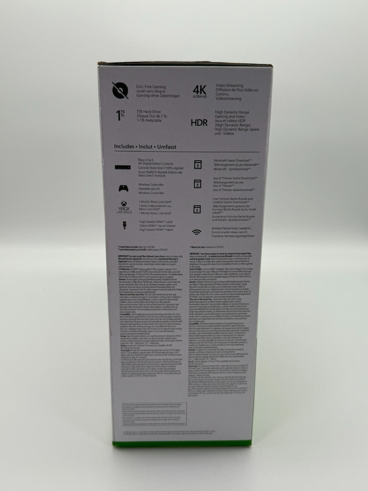 Microsoft Xbox One S All-Digital Edition 1TB Spielekonsole - Neu Factory Sealed