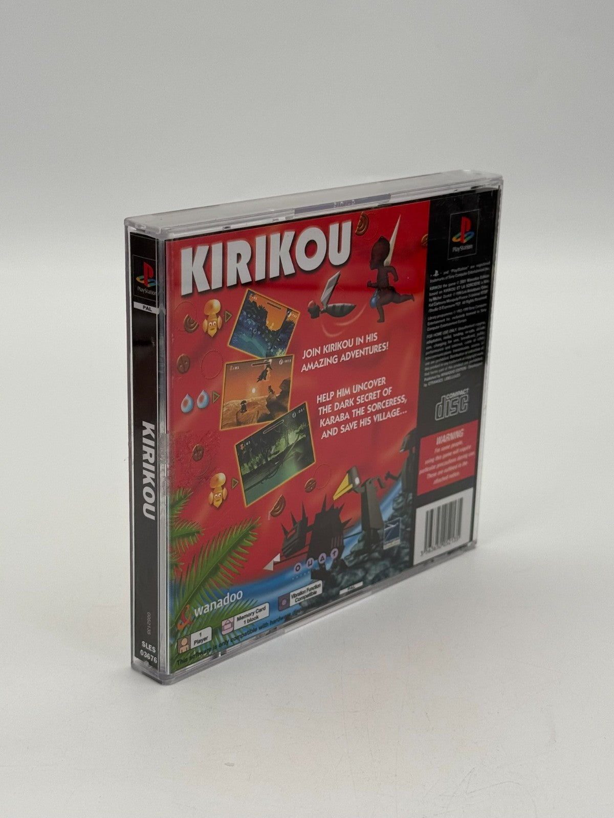 Kirikou Sony Playstation 1 guter Zustand CIB OVP