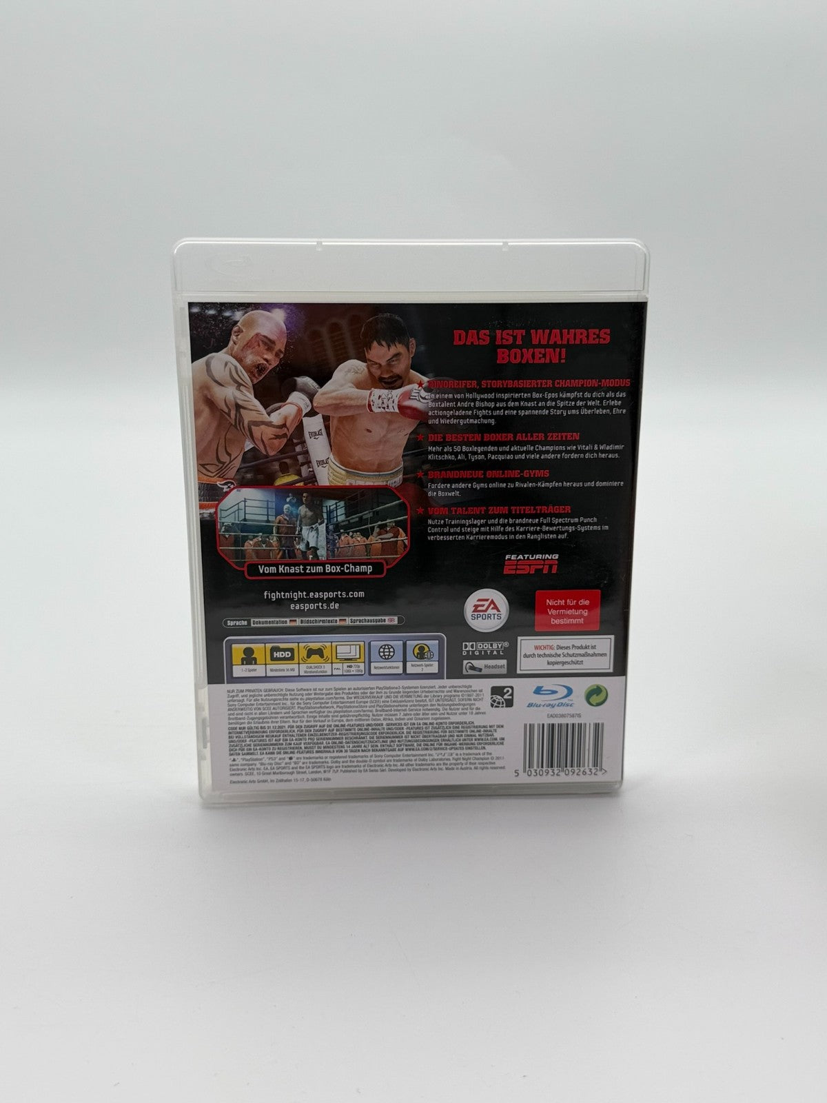 Fight Night Champion Sony Playstation 3 Sehr guter Zustand CIB OVP