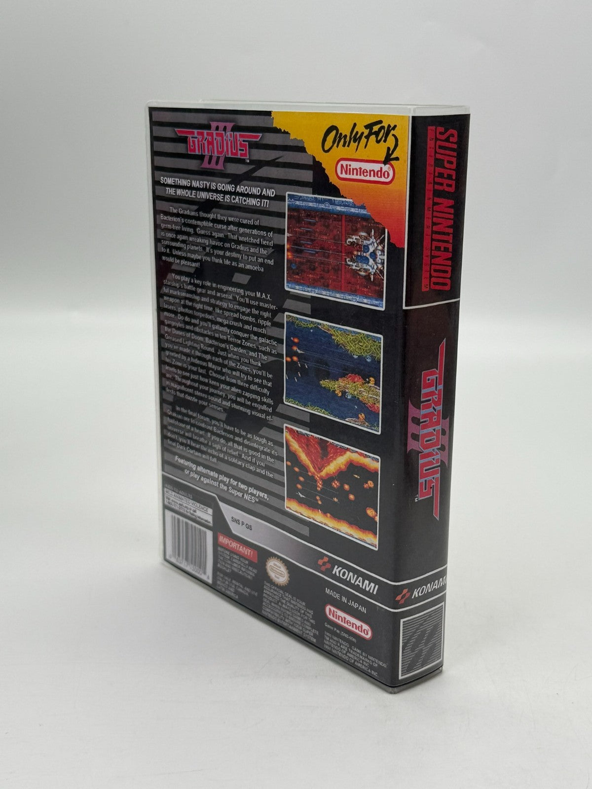 Gradius III Super Nintendo SNES NTSC-U/C Sehr guter Zustand Modul + Anleitung
