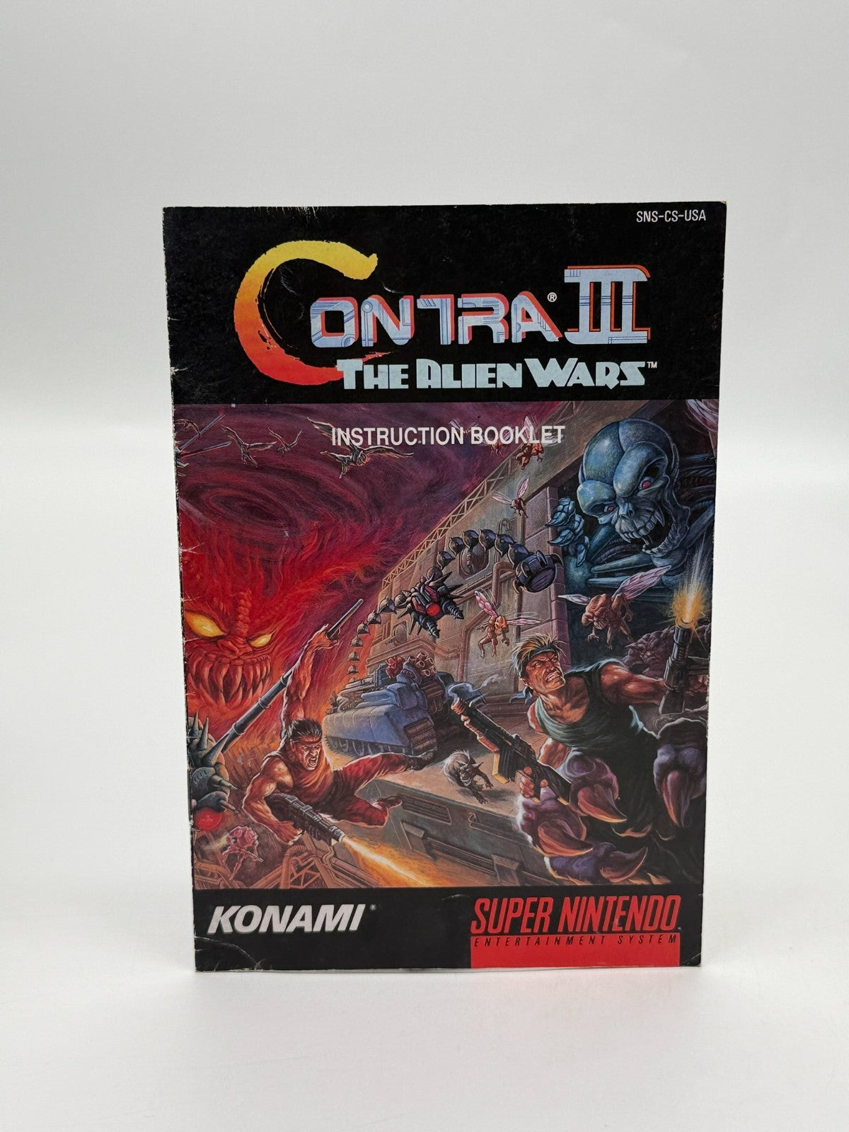 Contra III The Alien Wars Super Nintendo SNES NTSC-U/C Modul + Anleitung Gut