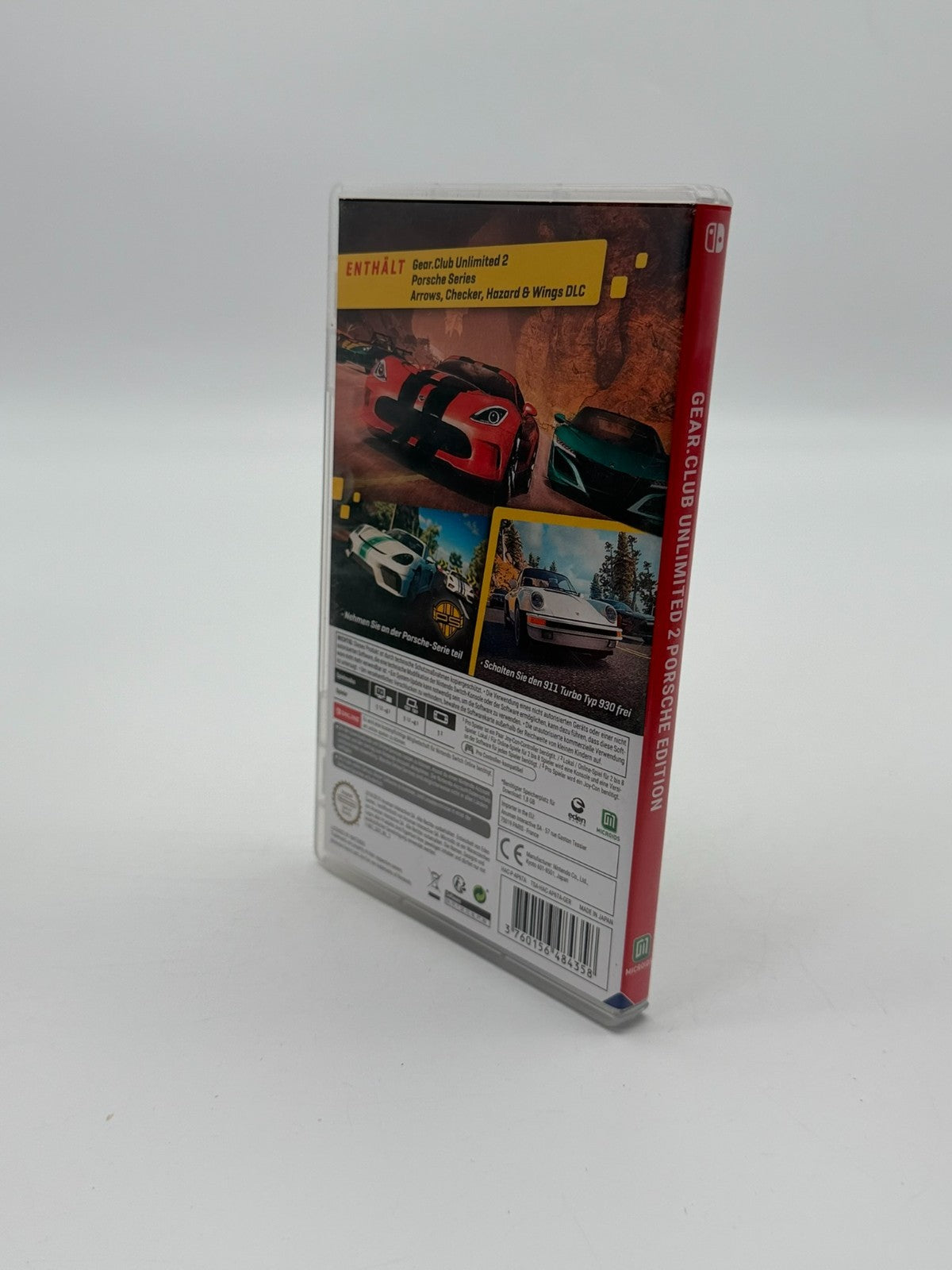Gear Club Unlimited 2 Porsche Edition Nintendo Switch Sehr guter Zustand CIB OVP