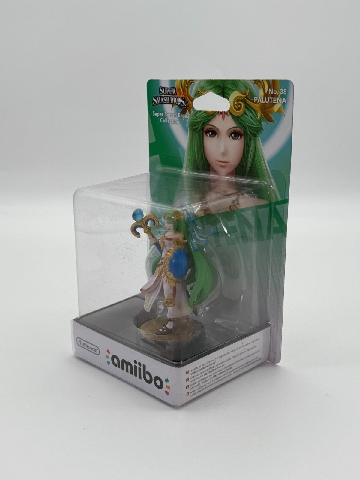 Super Smash Bros. Palutena No. 38 Amiibo 3DS Wii U Switch New Factory Sealed