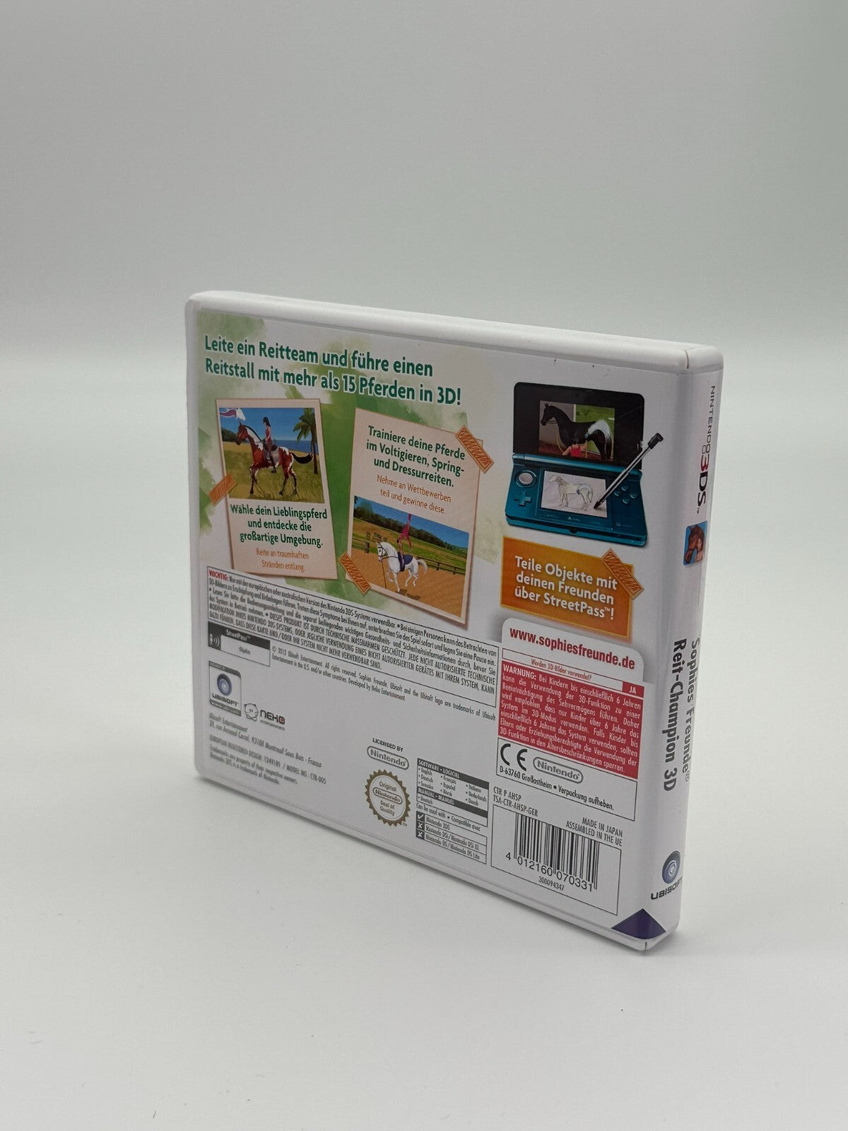 Sophie's Friends Riding Champion Nintendo 3DS Very good condition CIB OVP