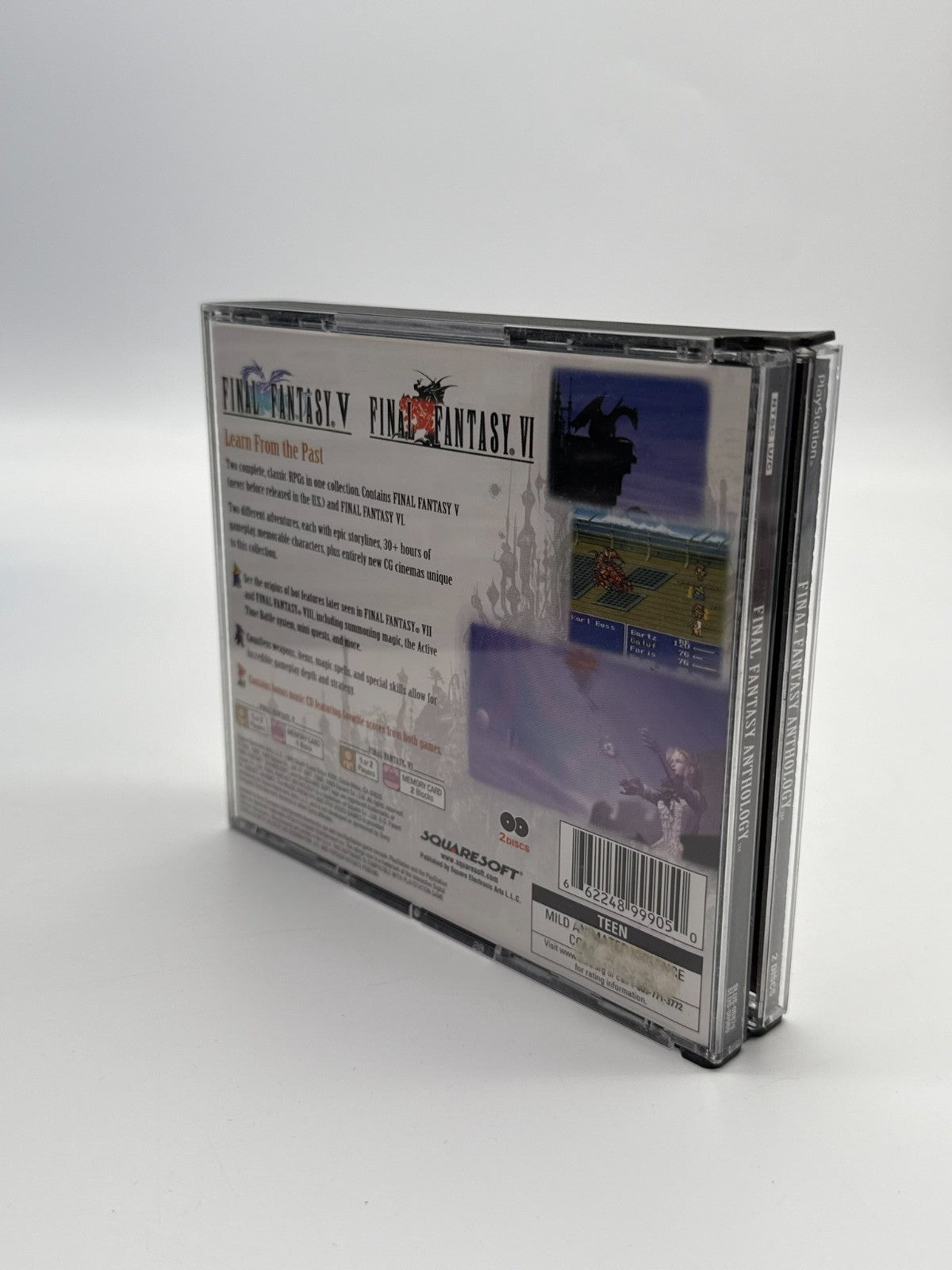 Final Fantasy Anthology Sony Playstation 1 NTSC U/C bon état CIB OVP