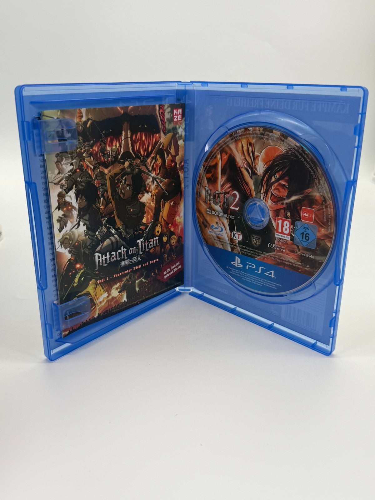 A.O.T. 2 Sony Playstation 4 Neuwertiger Zustand CIB OVP