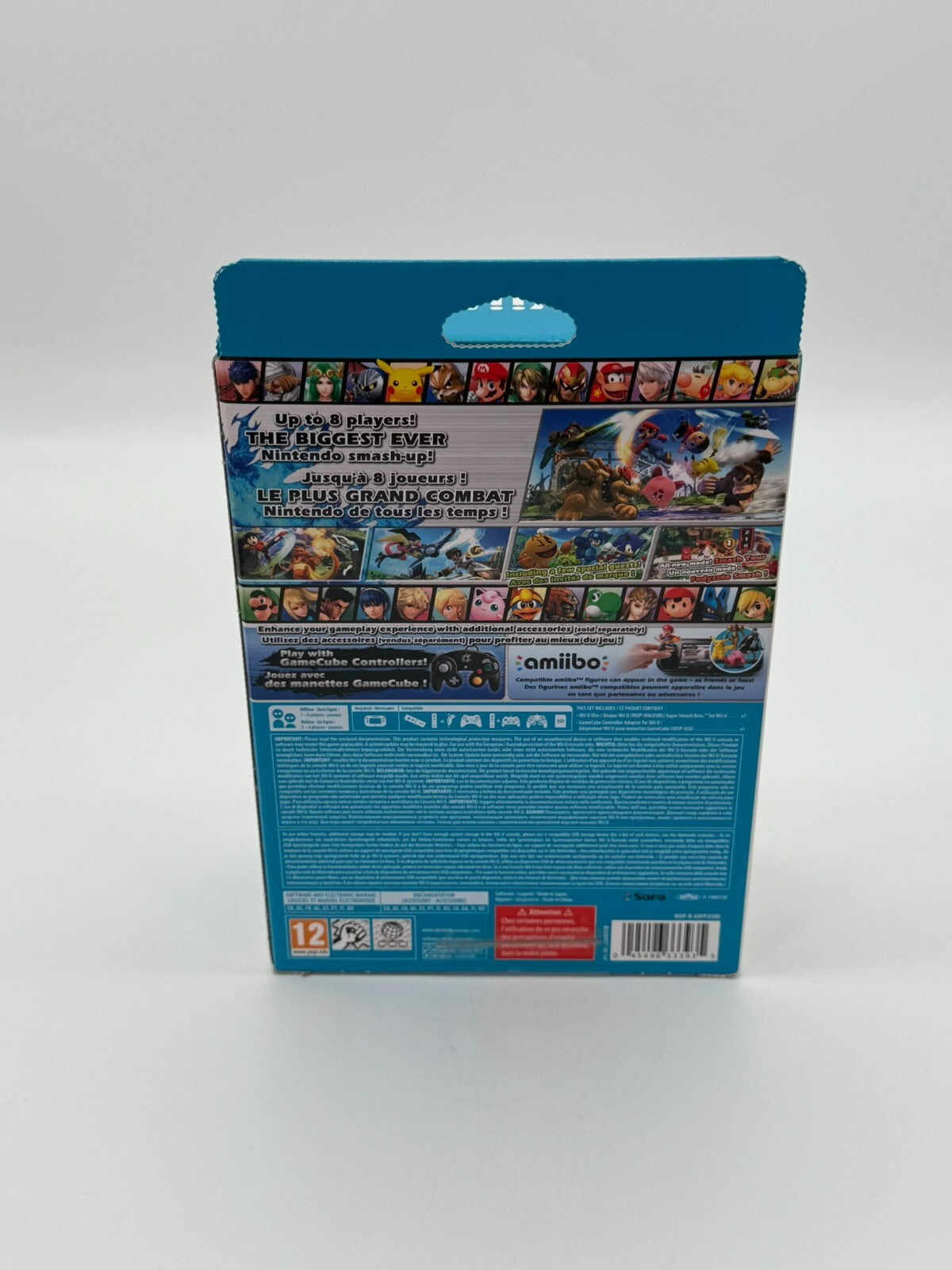 Super Smash Bros. for Nintendo Wii U + Adapt. GameCube. Neuf TOP