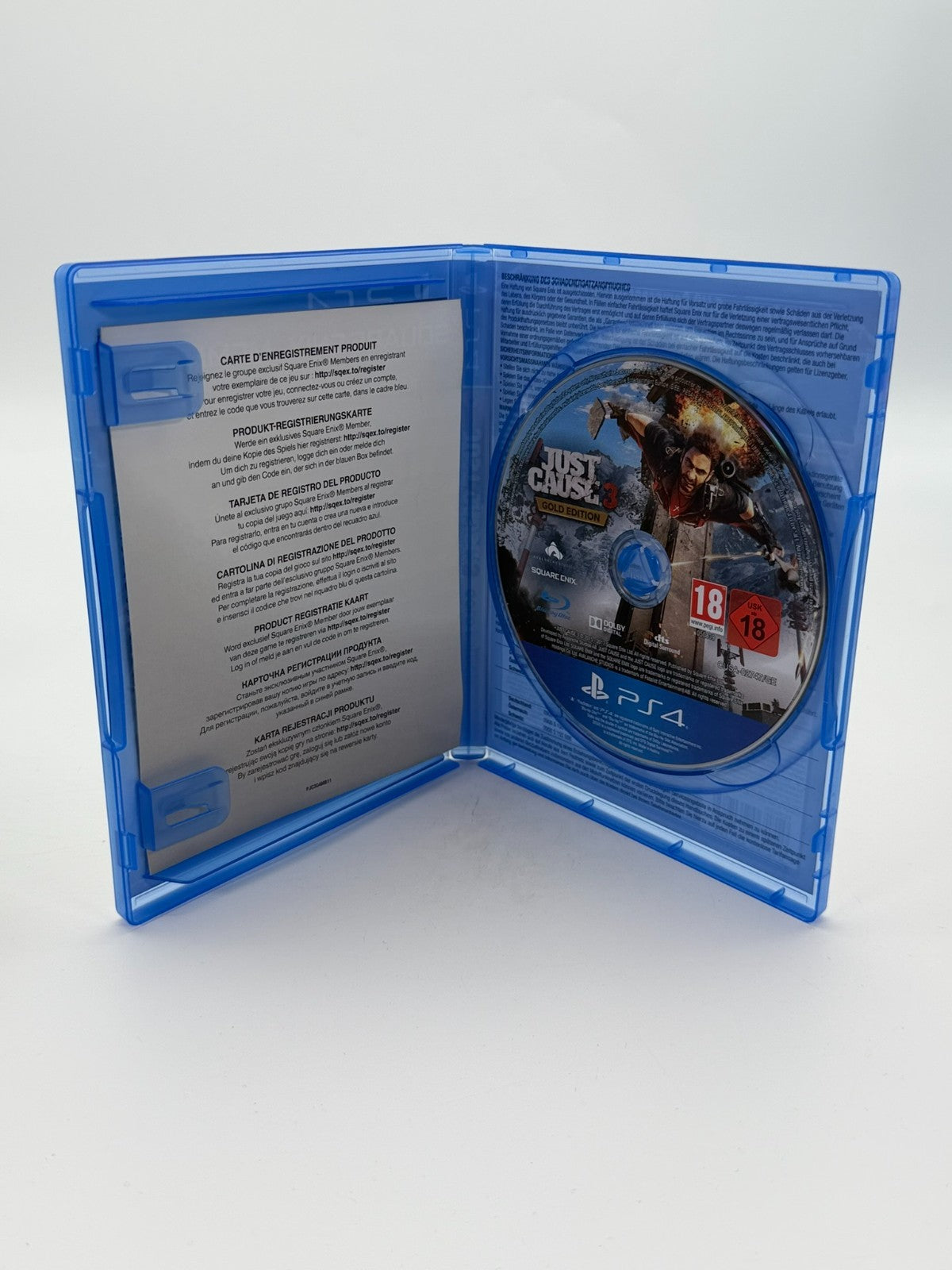 Just Cause 3 Gold Edition Sony Playstation 4 guter Zustand CIB OVP