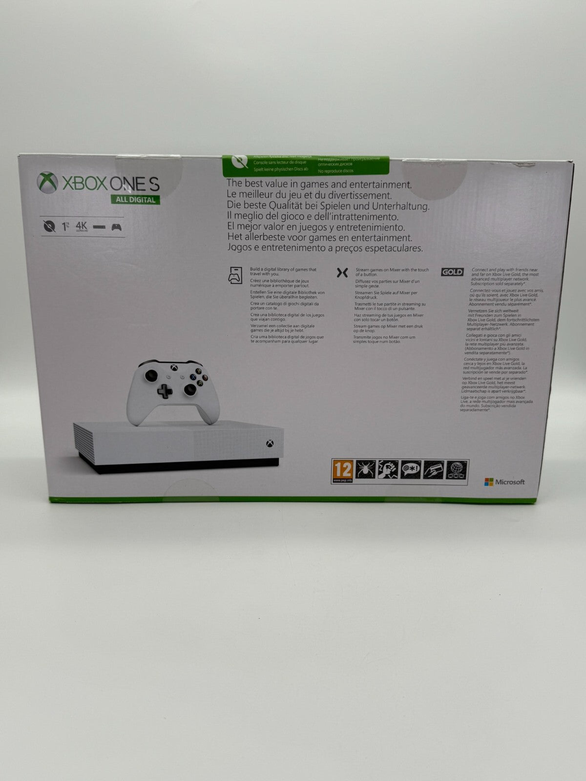 Microsoft Xbox One S All-Digital Edition 1TB Spielekonsole - Neu Factory Sealed