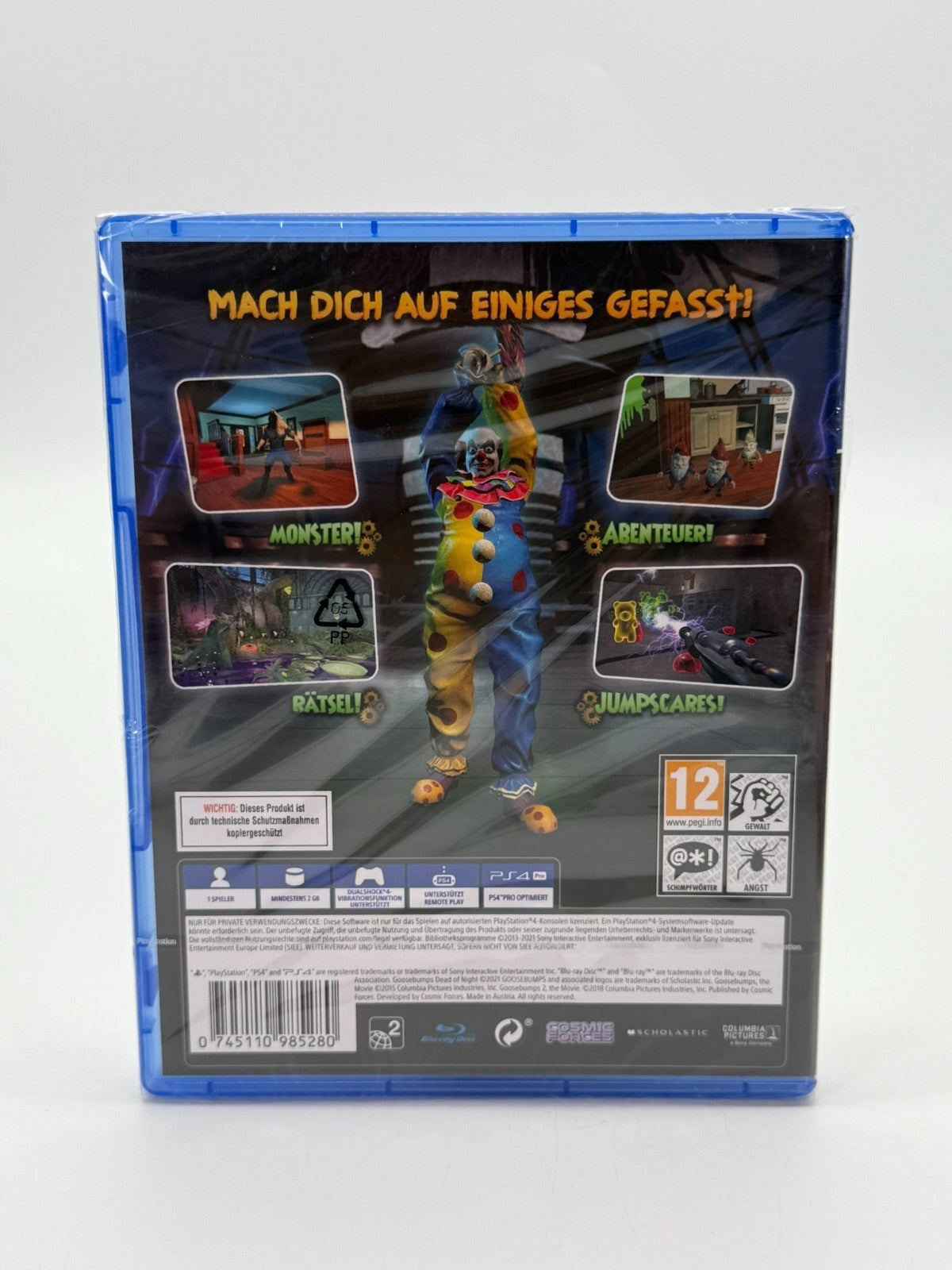 Goosebumps Dead of Night Sony Playstation 4 PS4 Scellé Neuf Sous Blister CIB