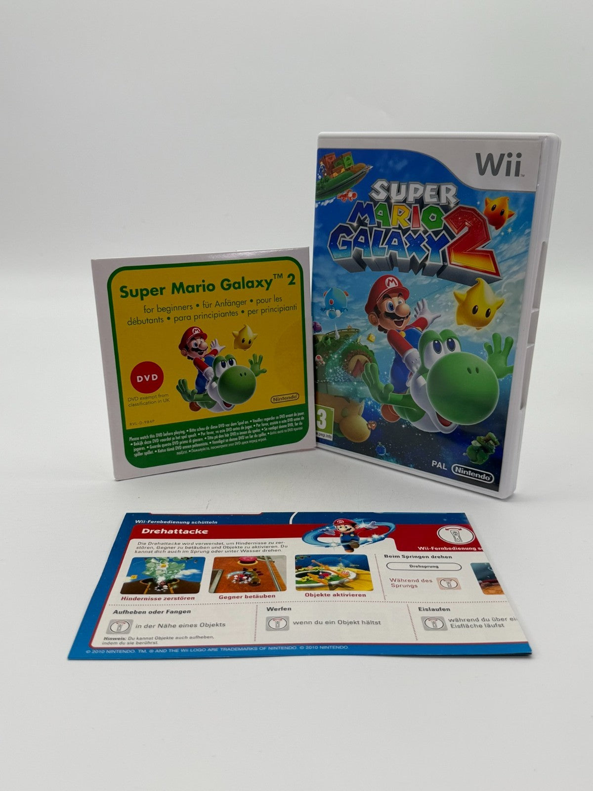 Super Mario Galaxy 2 Special Edition + DVD Nintendo Wii Sehr guter Zustand CIB