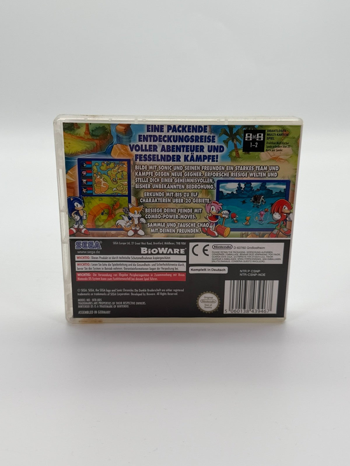 Sonic Chronicles The Dark Brotherhood Nintendo DS good condition, original packaging