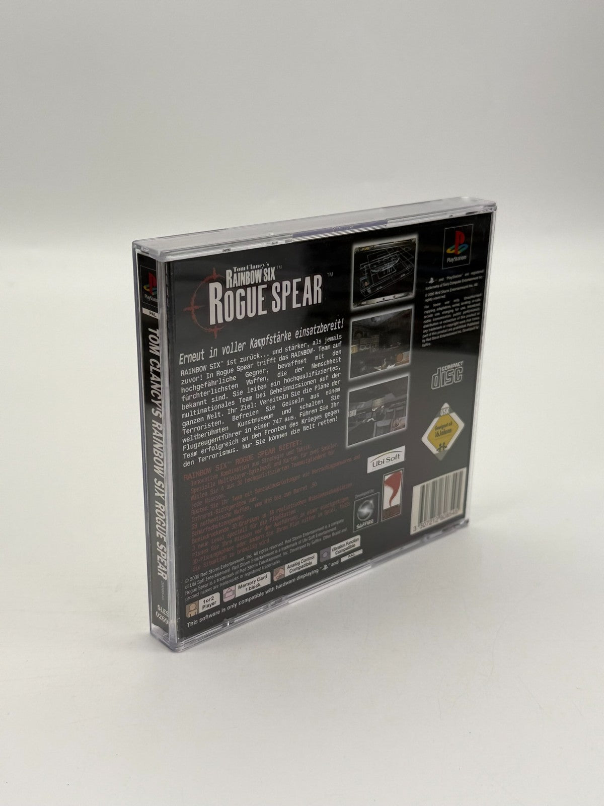 Tom Clancys Rainbow Six Rogue Spear Sony Playstation 1 guter Zustand OVP