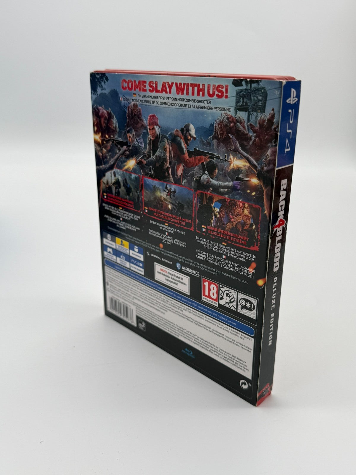 Back 4 Blood Deluxe Edition Steelbook Sony Playstation 4 Très bon état
