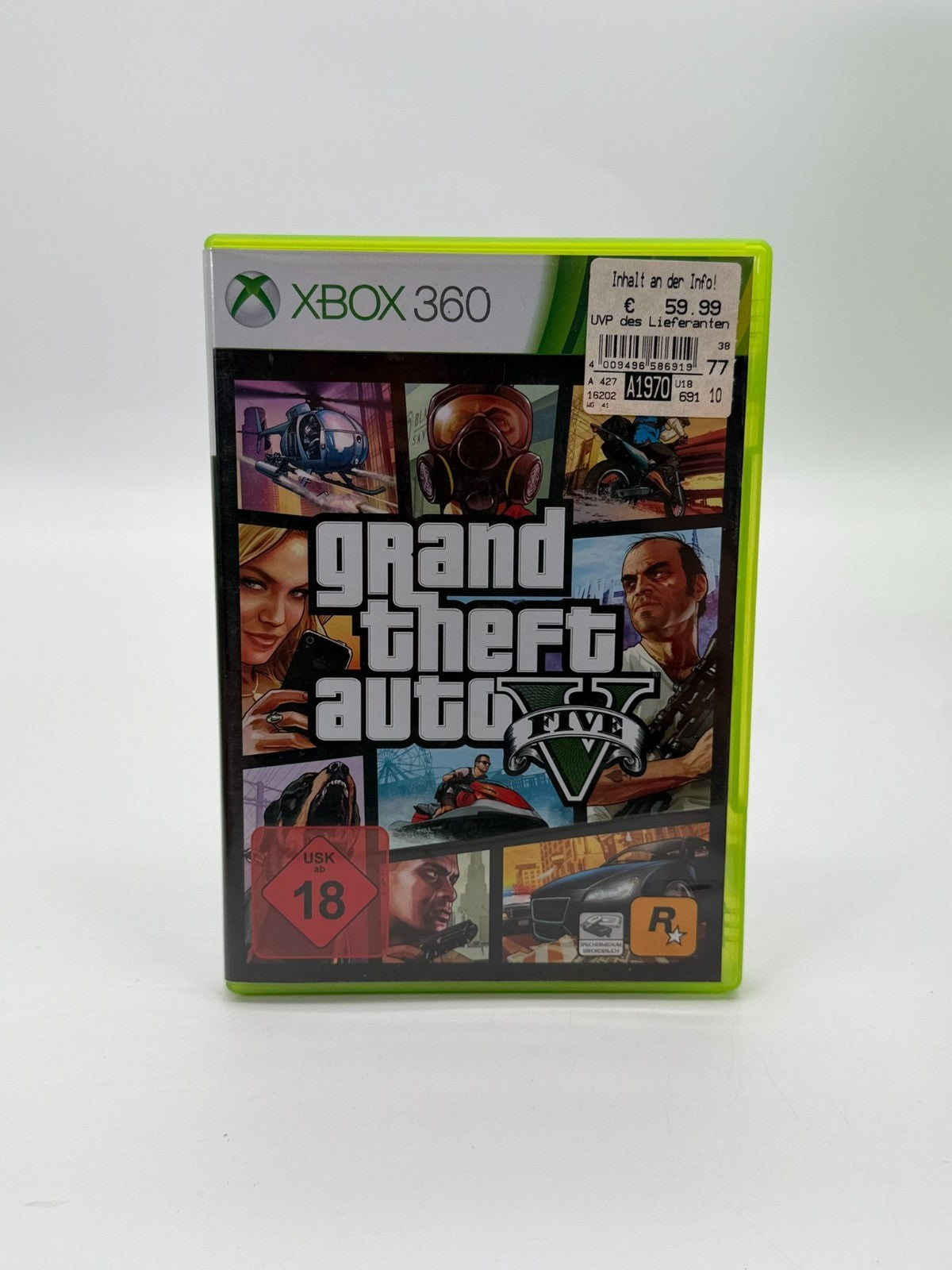 Grand Theft Auto V Microsoft XBox 360 guter Zustand CIB OVP