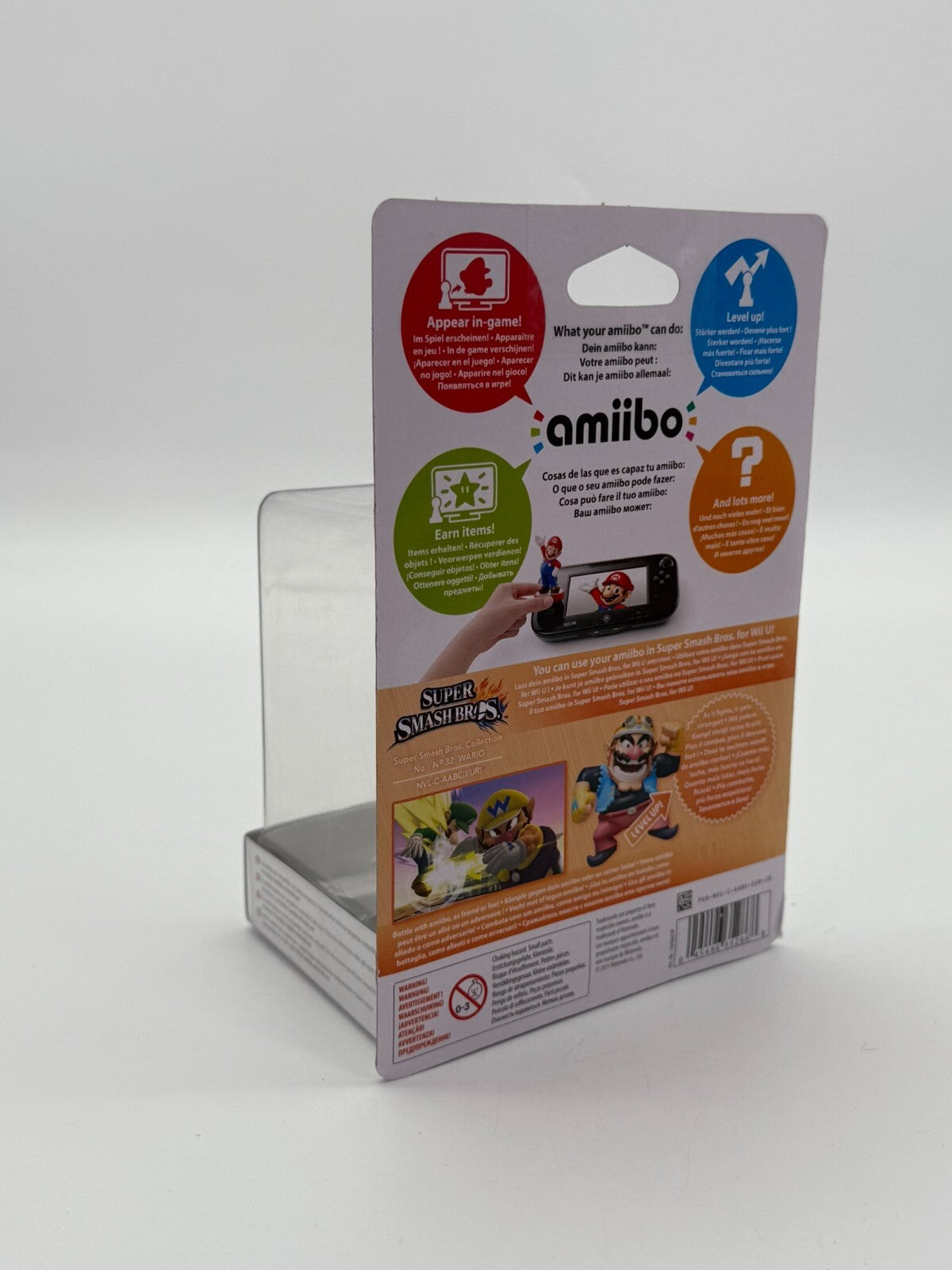 Super Smash Bros. Wario No. 23 Amiibo 3DS Wii U Switch New Factory Sealed
