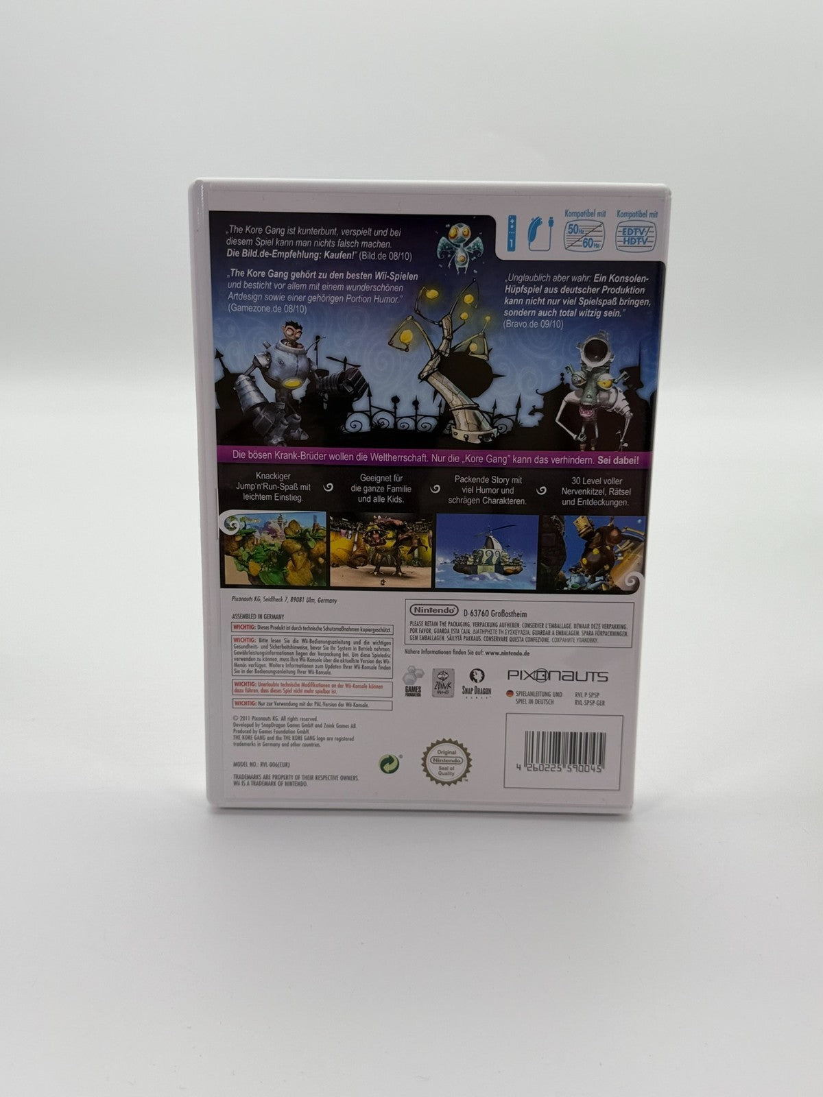 The Kore Gang - Invasion der Inner-Irdischen Nintendo Wii Sehr guter Zustand CIB