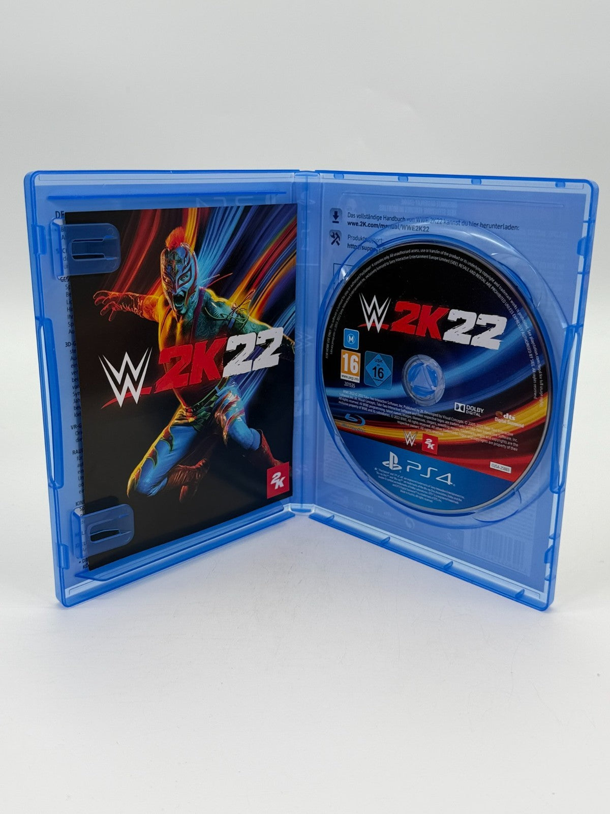 WWE 2K22 Sony Playstation 4 Très bon état Complet en boîte (CIB) Boîte d'origine (OVP)