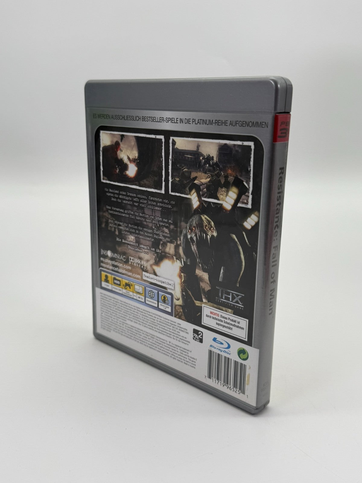 Resistance Fall of Man Sony Playstation 3 Très bon état CIB OVP