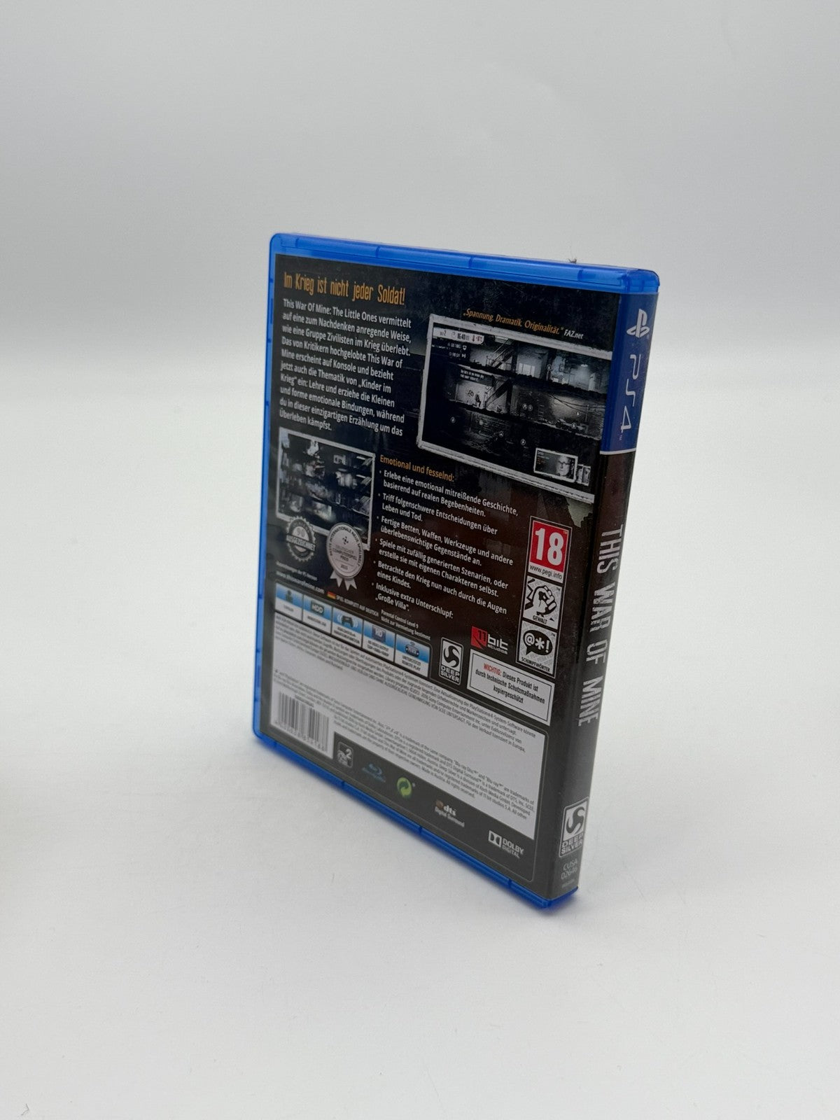 This War of Mine: The Little Ones Sony Playstation 4 Sehr guter Zustand OVP