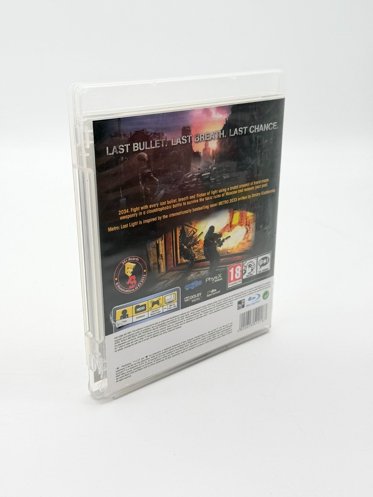 Metro Last Light Sony Playstation 3 guter Zustand CIB OVP