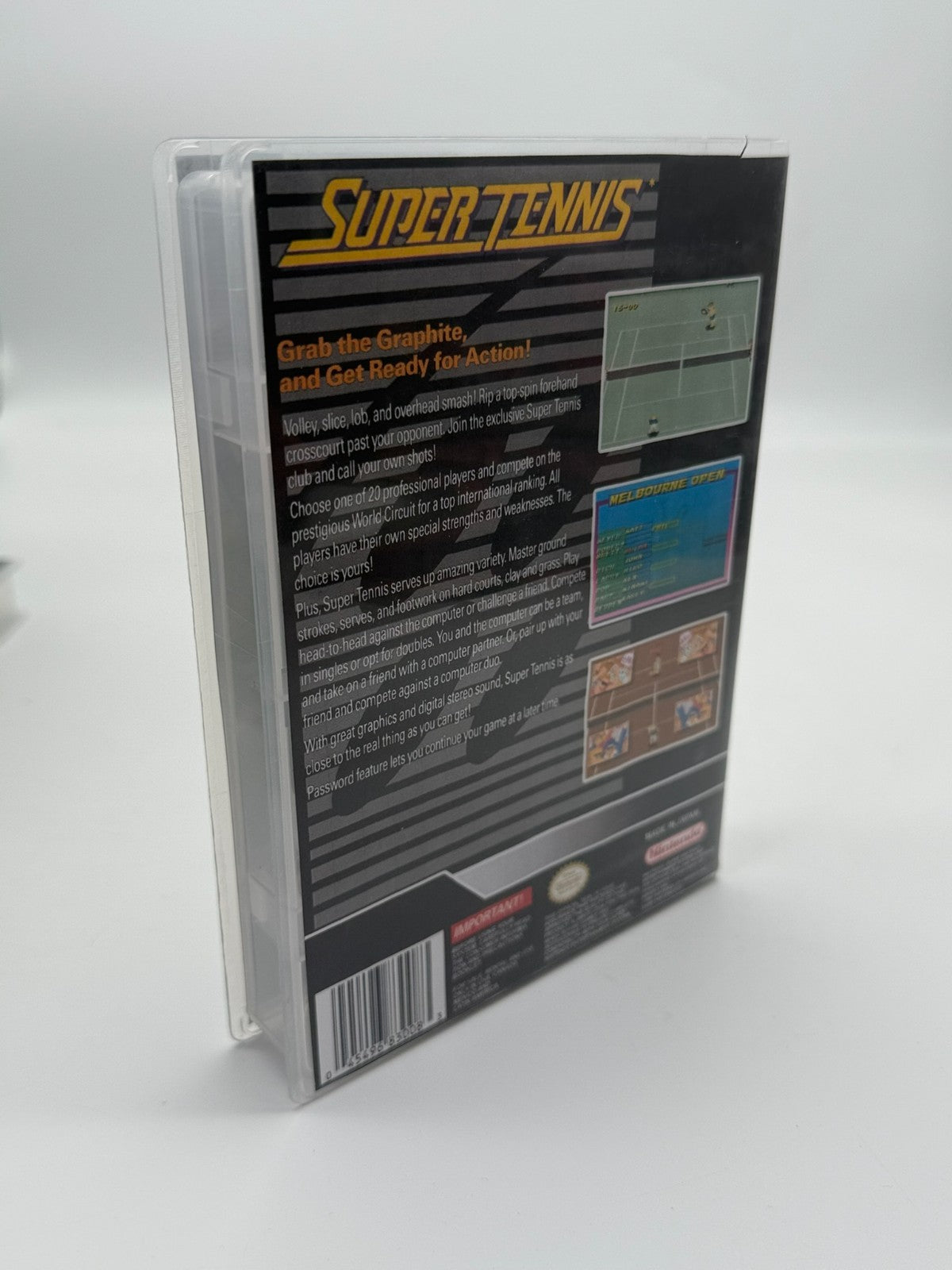 Super Tennis Super Nintendo SNES NTSC-U/C bon état