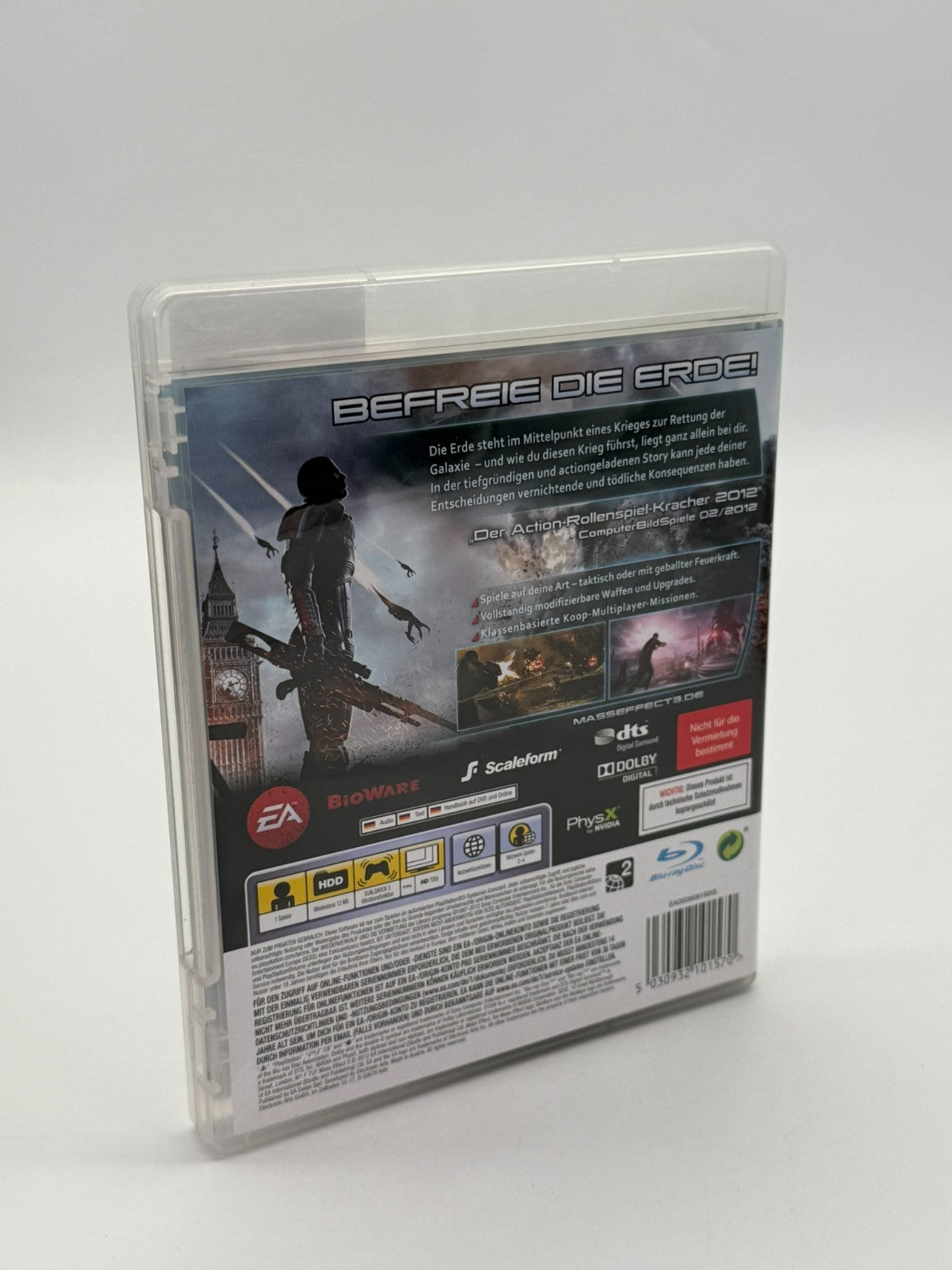 Mass Effect 3 Sony Playstation 3 PS3 Sehr guter Zustand CIB OVP