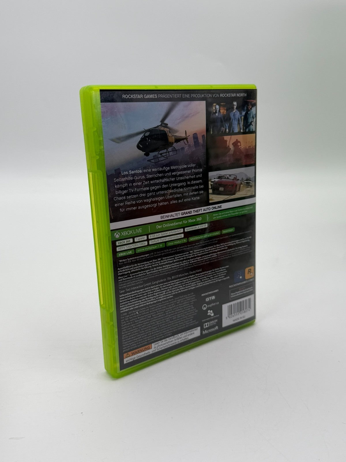Grand Theft Auto V Microsoft XBox 360 guter Zustand CIB OVP