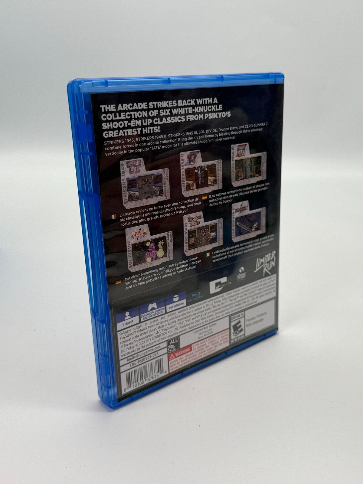 Psikyo Shooting Library Vol.1 Sony Playstation 4 Neuwertiger Zustand CIB OVP