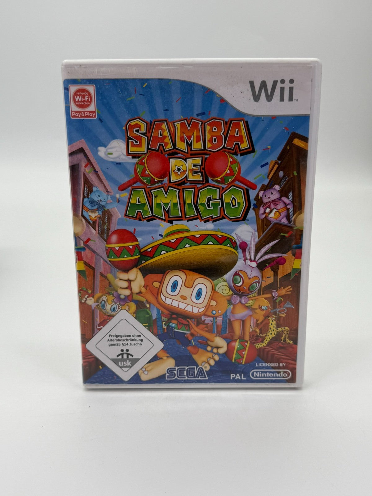 Samba De Amigo Nintendo Wii guter Zustand CIB OVP