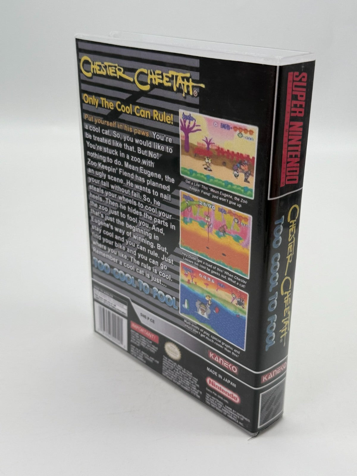 Chester Cheetah Too Cool To Fool Super Nintendo SNES NTSC-U/C bon état