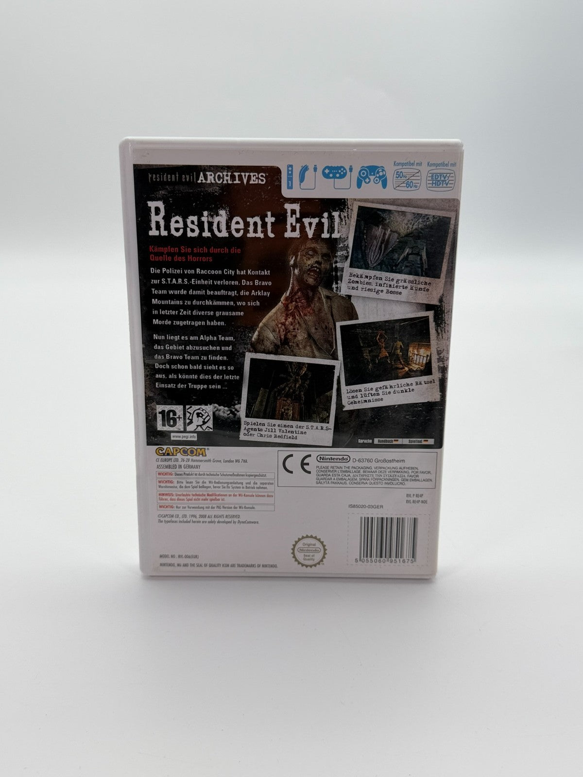 Resident Evil Archives Nintendo Wii guter Zustand OVP