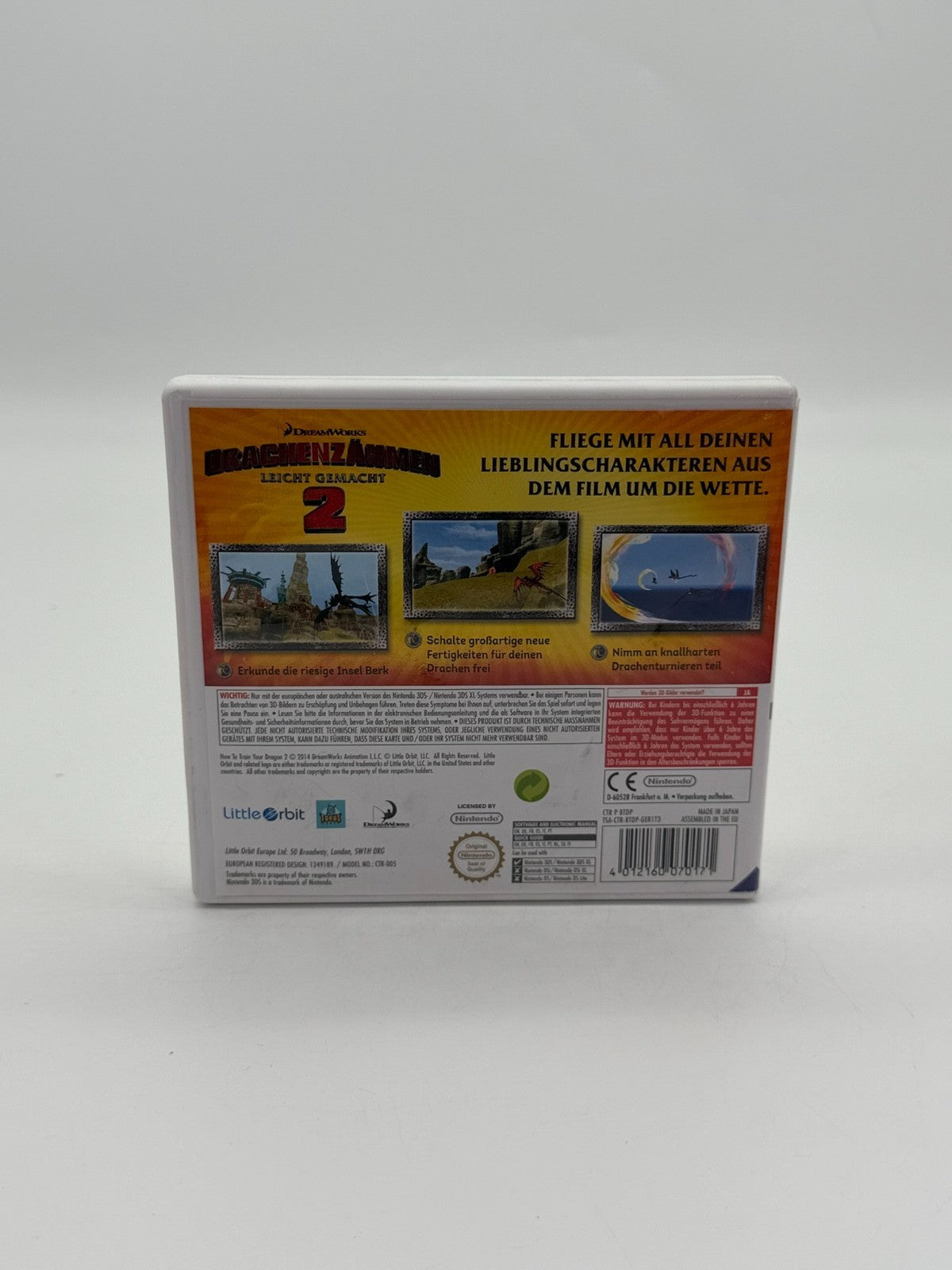 How to Train Your Dragon 2 Nintendo 3DS Good Condition CIB OVP