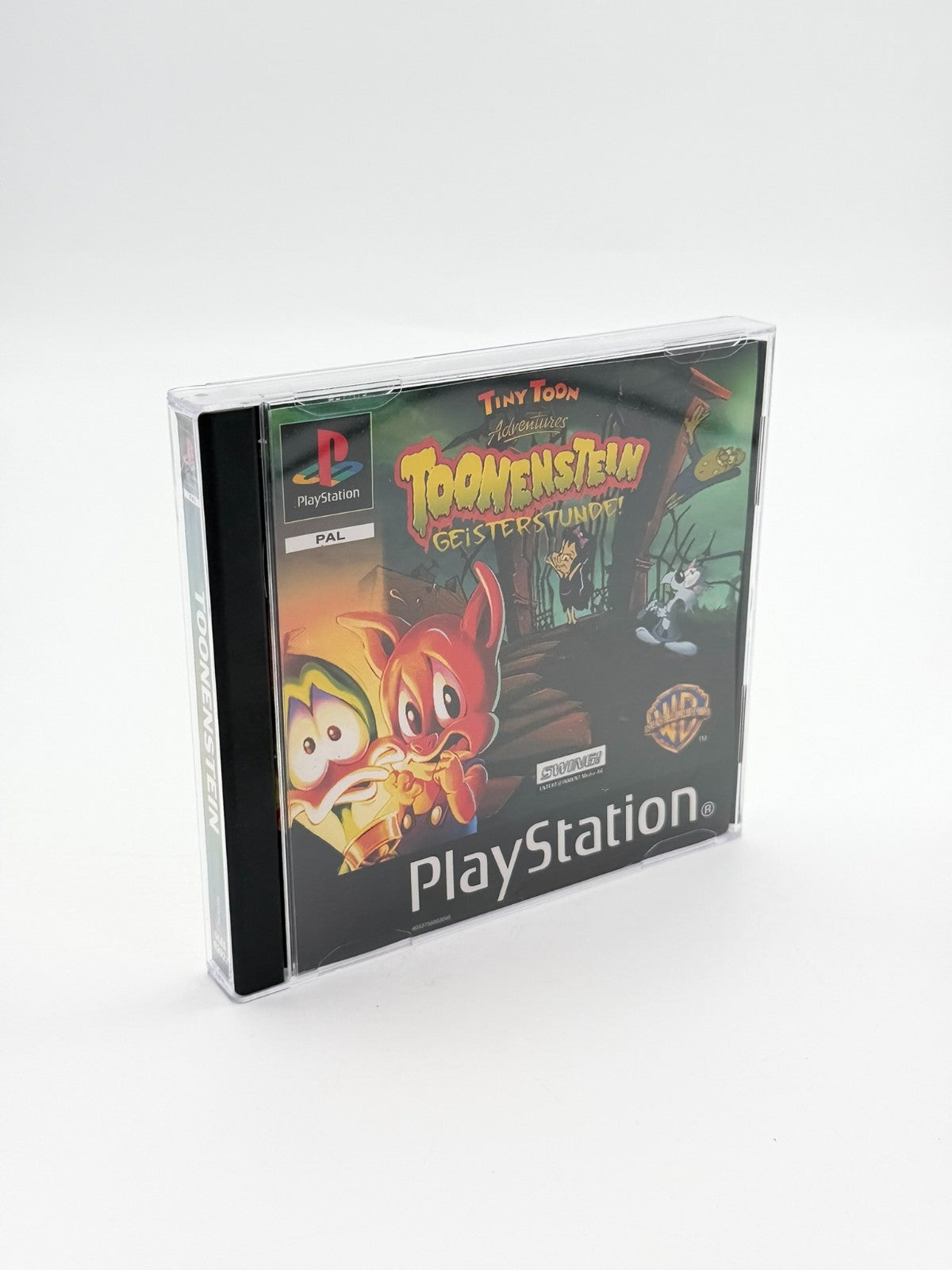 Tiny Toon Tonnenstein Geisterstunde Sony Playstation 1 guter Zustand CIB Reprohülle