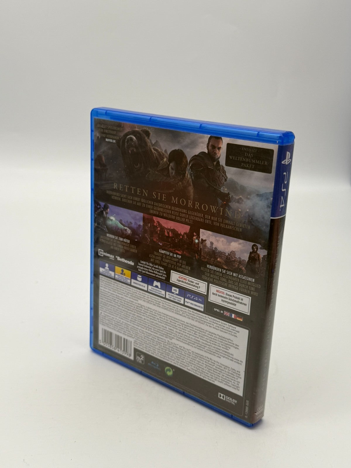 The Elder Scrolls Online Morrowind Sony Playstation 4 bon état emballage d'origine
