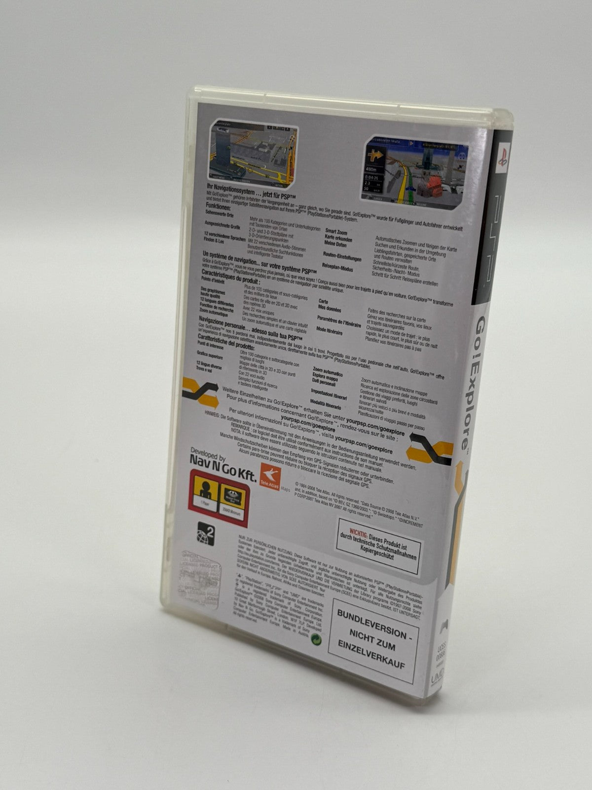 GO! explore Sony PlayStation Portable New & Unused CIB OVP DE AT CH Card