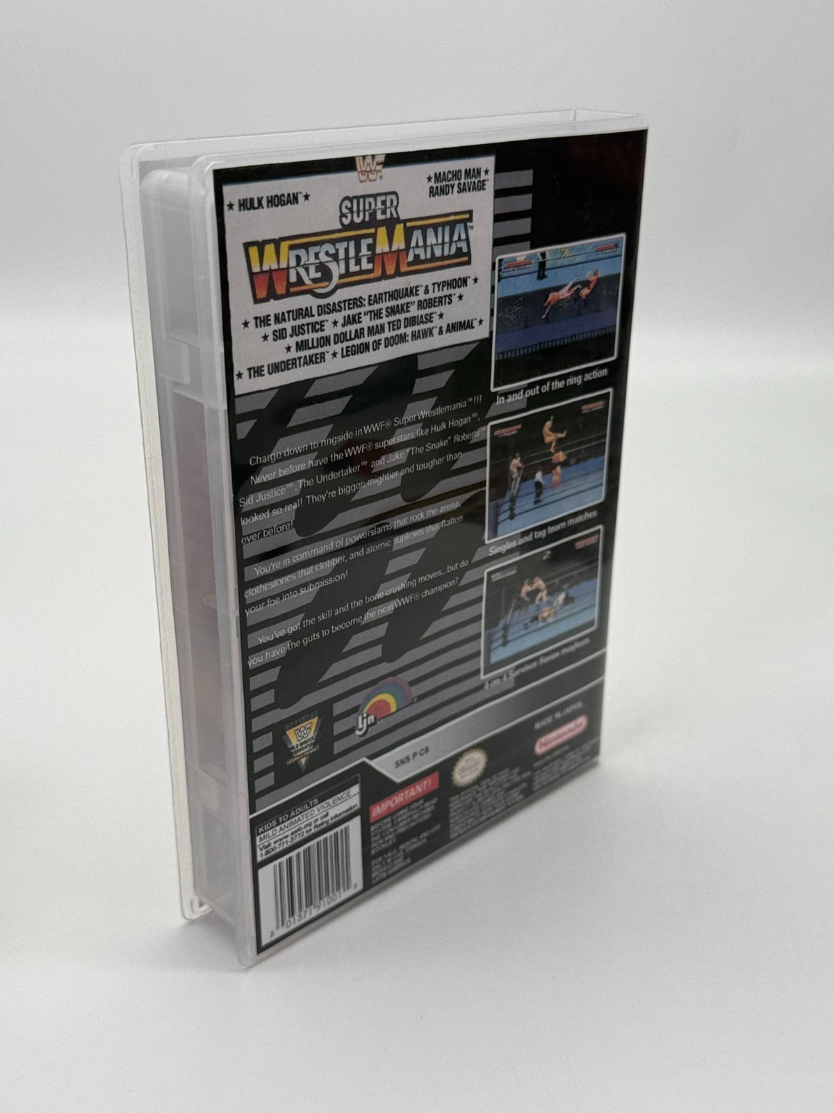WWF Super Wrestlemania Super Nintendo SNES NTSC-U/C Good - Very Good