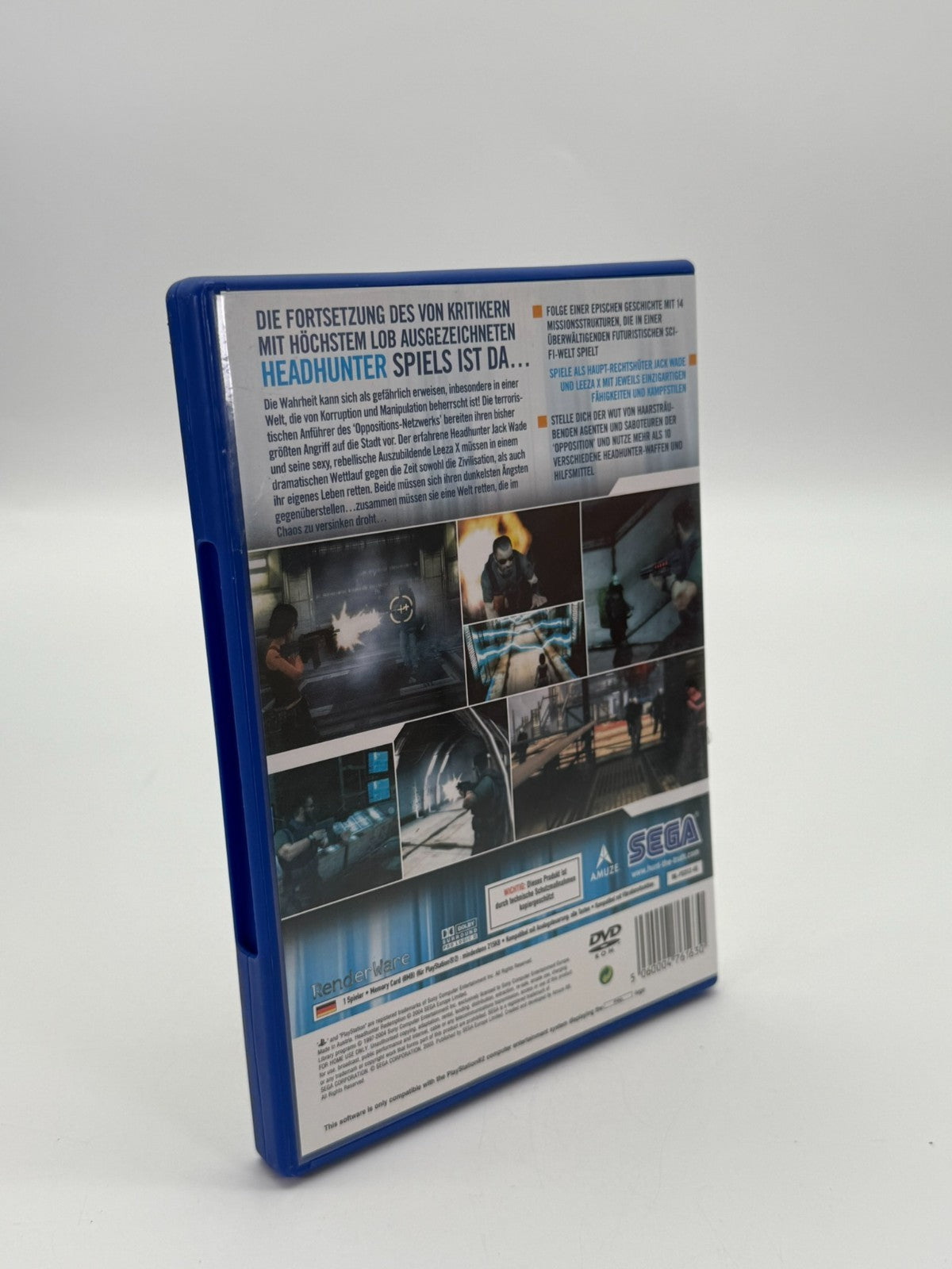 Headhunter Redemption Sony Playstation 2 PS2 gut - Sehr gut OVP
