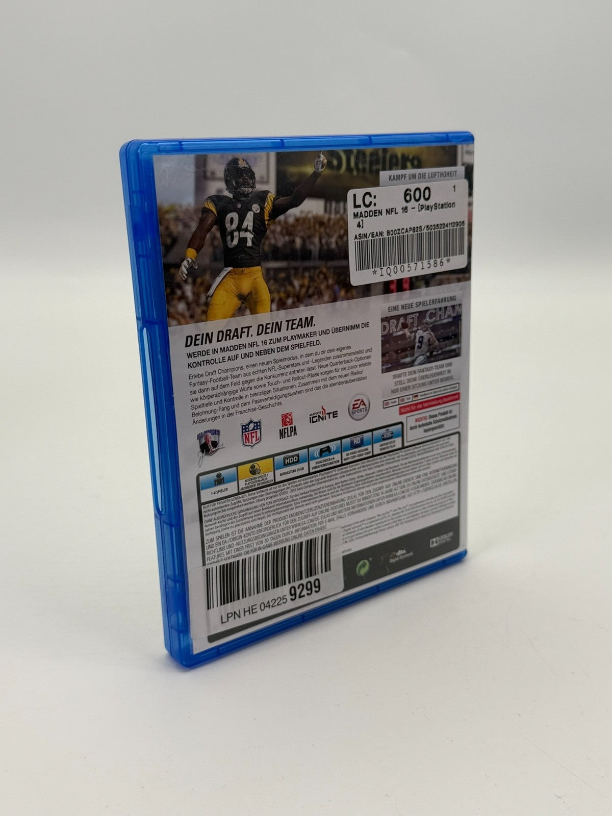 Madden NFL 16 Sony Playstation 4 Très bon état CIB OVP