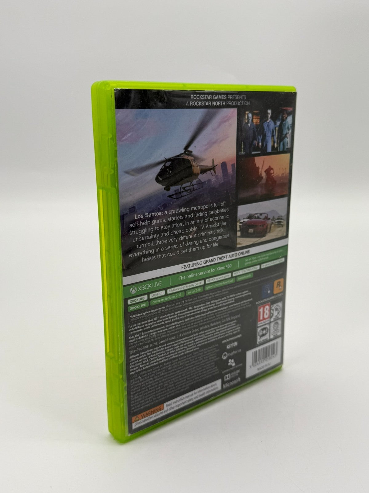 Grand Theft Auto V Microsoft Xbox 360 Bon état CIB Boîte
