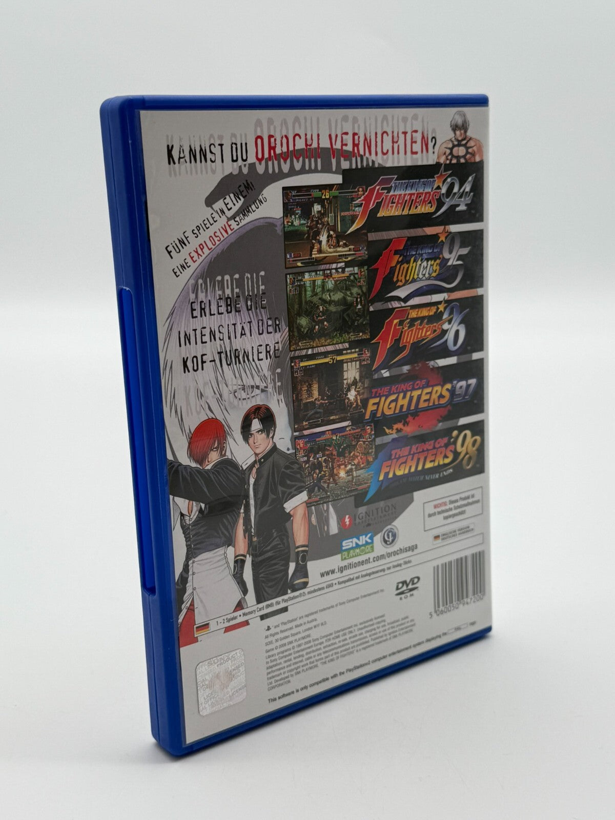 King of Fighters Collection: The Orochi Saga Sony Playstation 2 bon CIB OVP